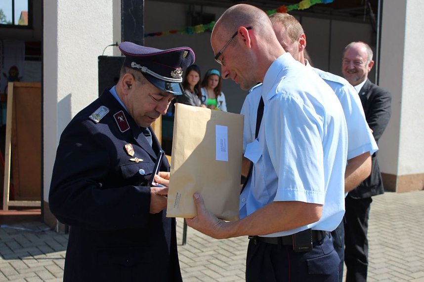 Feuerwehr zeigte sich