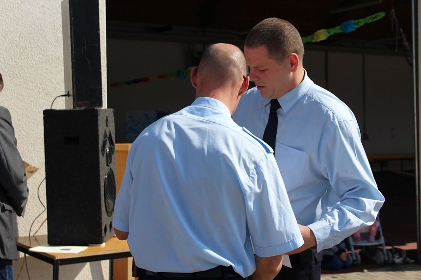 Feuerwehr zeigte sich