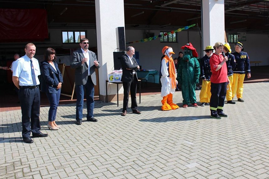 Feuerwehr zeigte sich