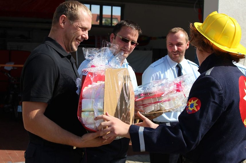 Feuerwehr zeigte sich