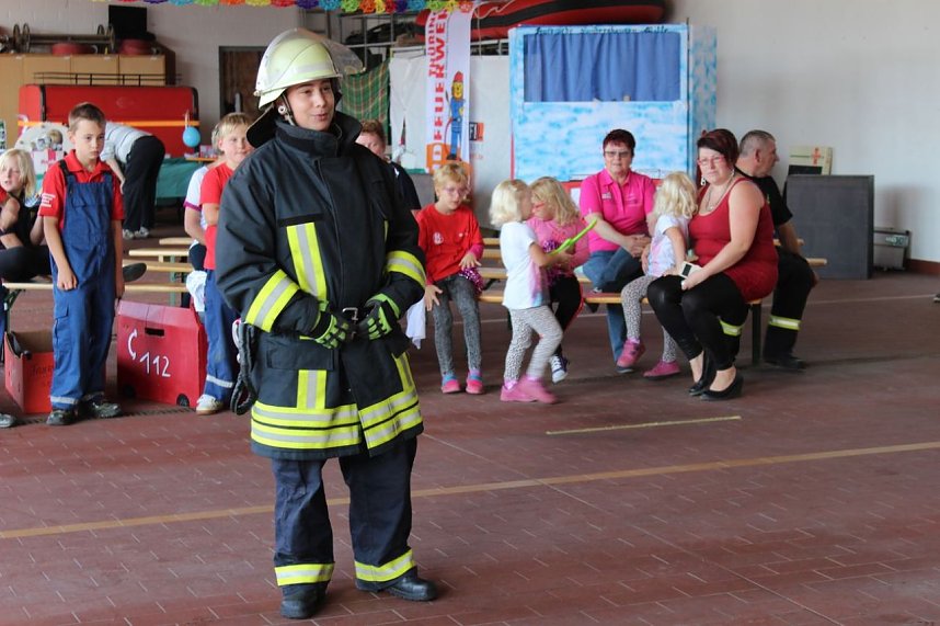 Feuerwehr zeigte sich