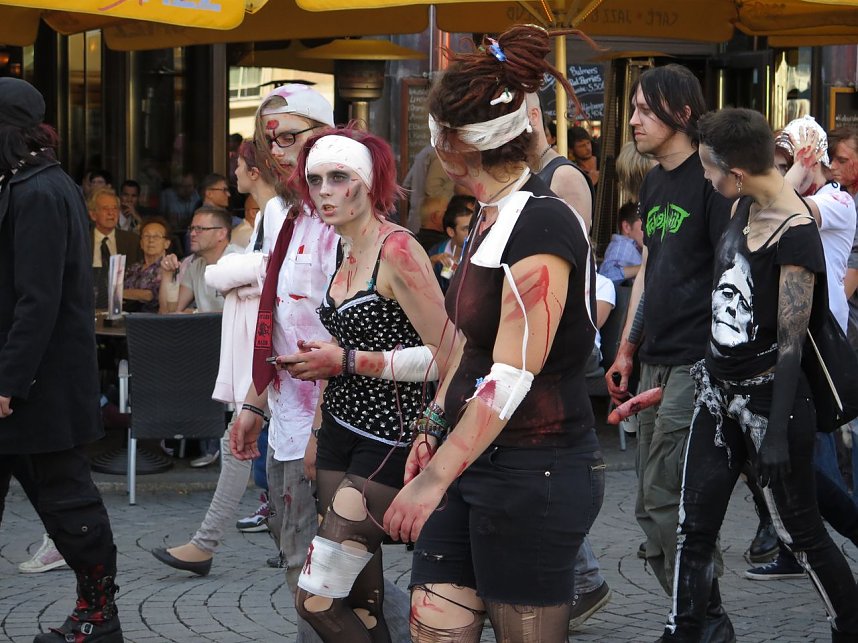 Zombie-Walk in Leipzig