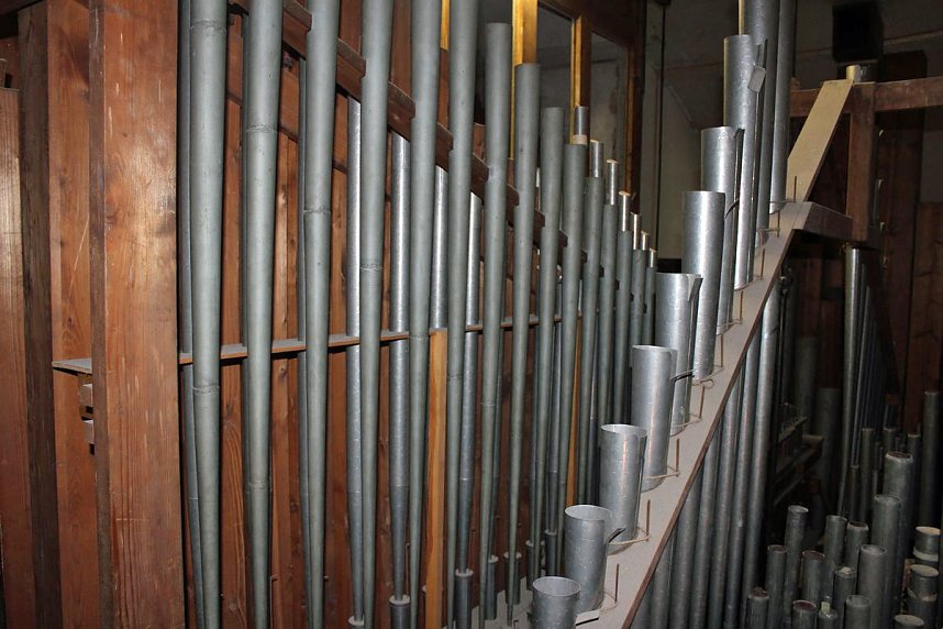 Das Innenleben der Strobel-Orgel