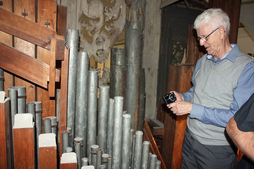 Das Innenleben der Strobel-Orgel