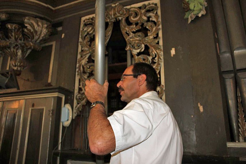 Das Innenleben der Strobel-Orgel