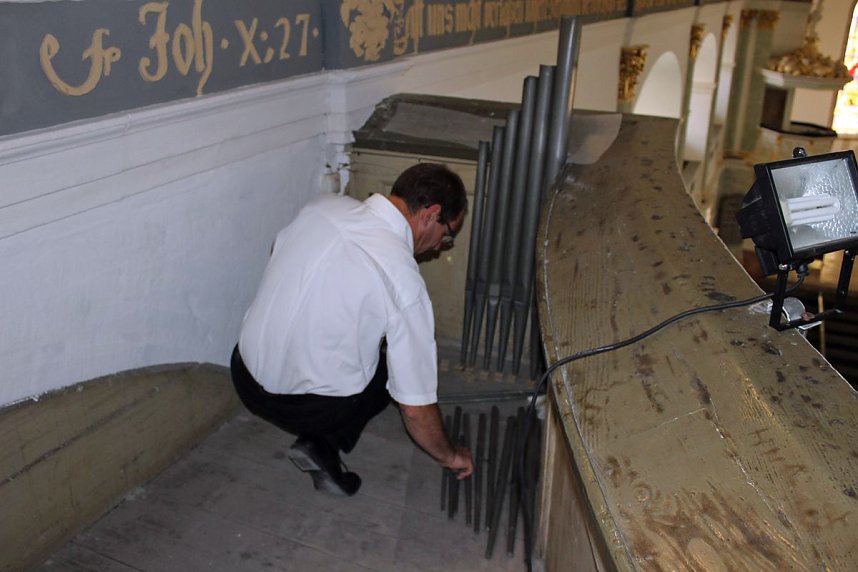 Das Innenleben der Strobel-Orgel