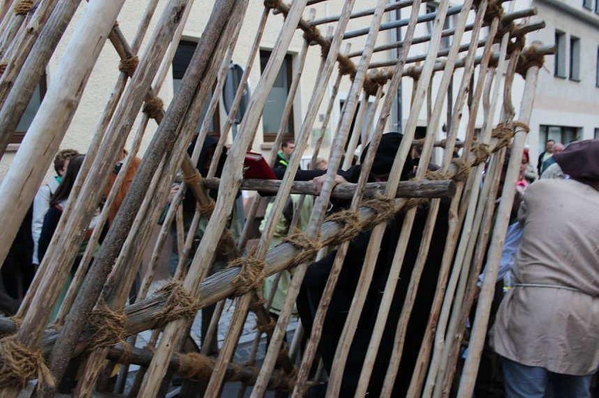 Bauernheer wurde nass gemacht