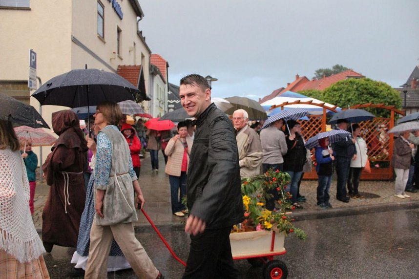 Bauernheer wurde nass gemacht