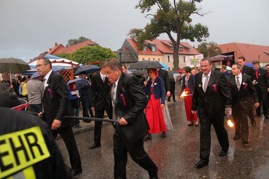Bauernheer wurde nass gemacht