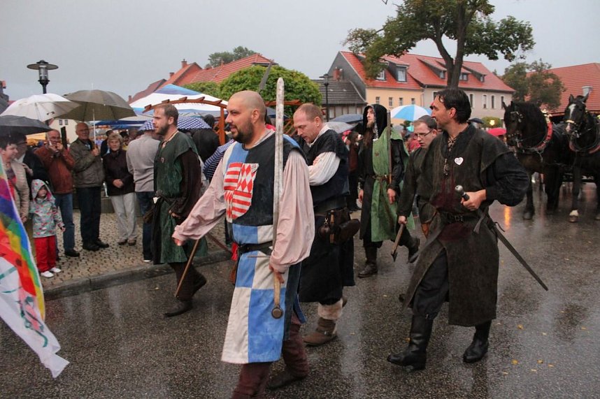 Bauernheer wurde nass gemacht