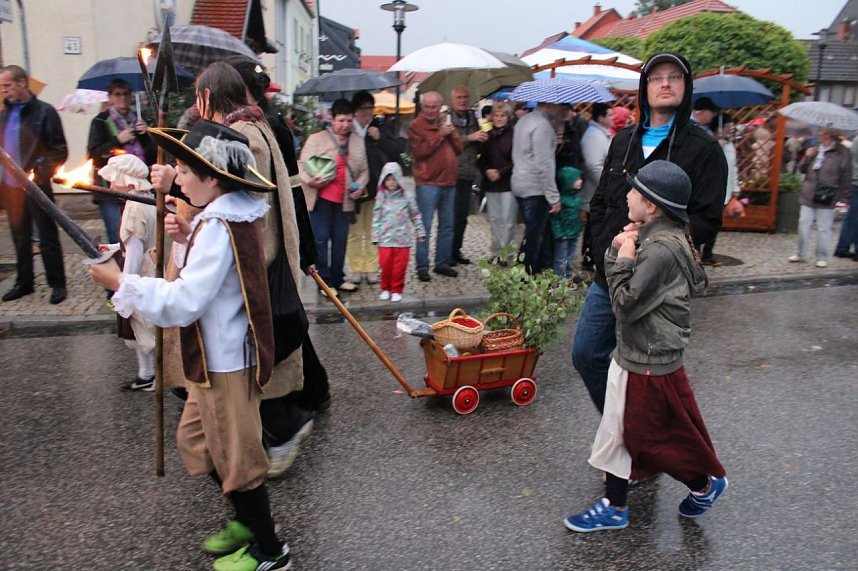 Bauernheer wurde nass gemacht