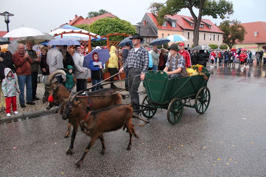 Bauernheer wurde nass gemacht