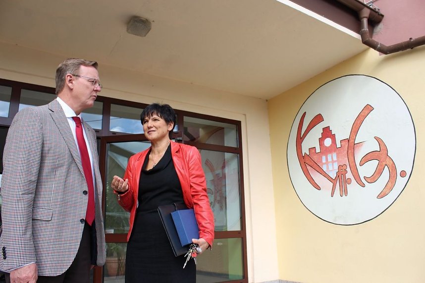 Ramelow besuchte Kyffh&auml;usergymnasium