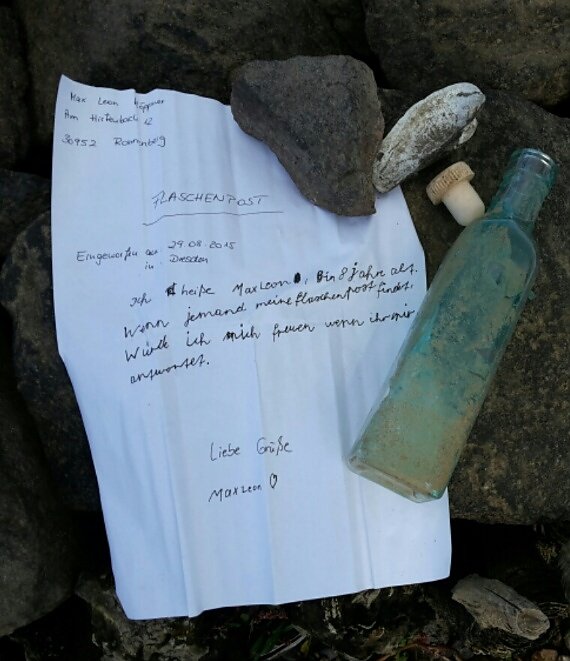 In der Elbe gefunden