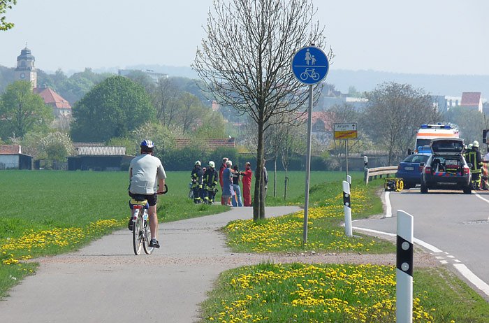 Unfall bei Sch&ouml;nfeld