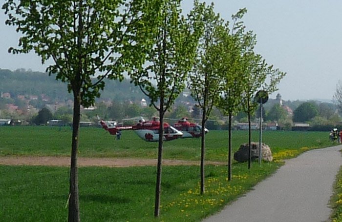 Unfall bei Sch&ouml;nfeld