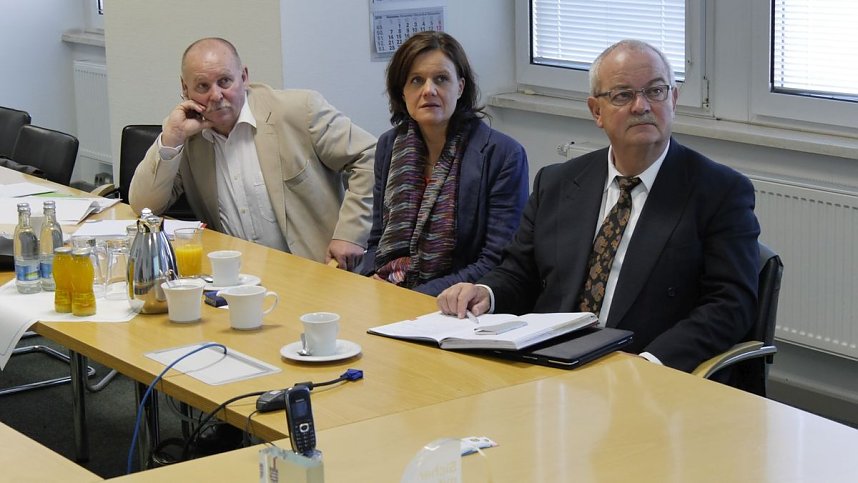 Landr&auml;tin besucht Deuna Zement GmbH