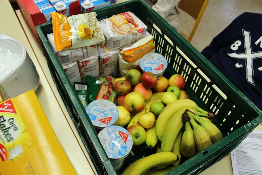 Projekttag an der Grundschule zum gesunden Fr&uuml;hst&uuml;ck