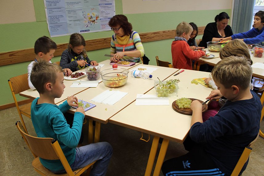 Projekttag an der Grundschule zum gesunden Fr&uuml;hst&uuml;ck