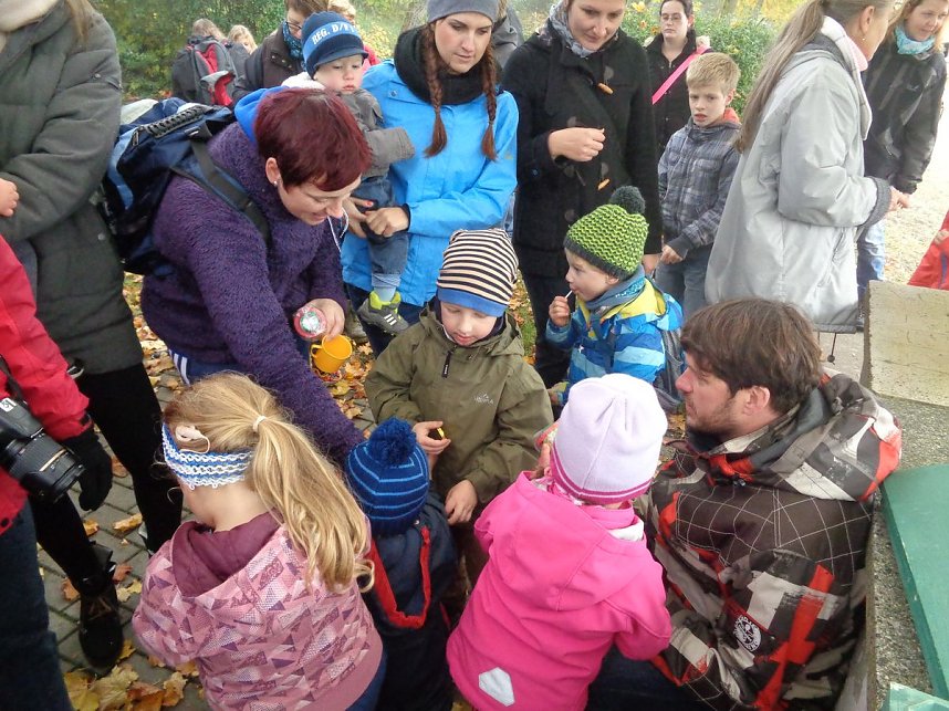 Auch bei Nebel kann man wandern