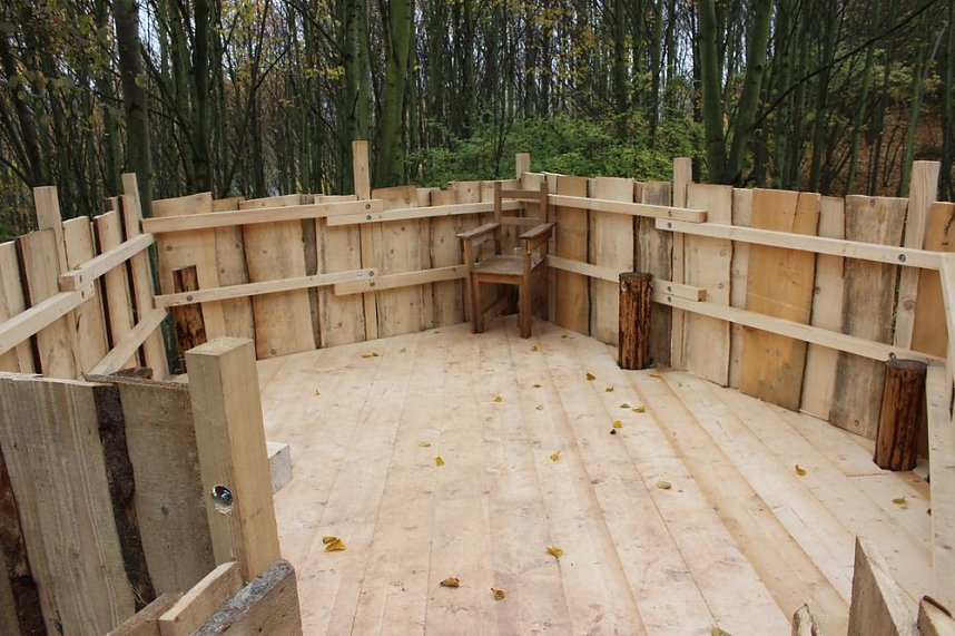 Richtfest auf dem Abenteuerspielplatz