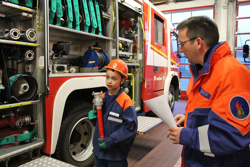 Leistungsabzeichen der Th&uuml;ringer Jugendfeuerwehr abgelegt