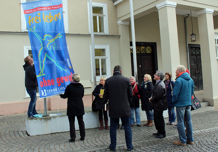 Nein zu Gewalt an Frauen