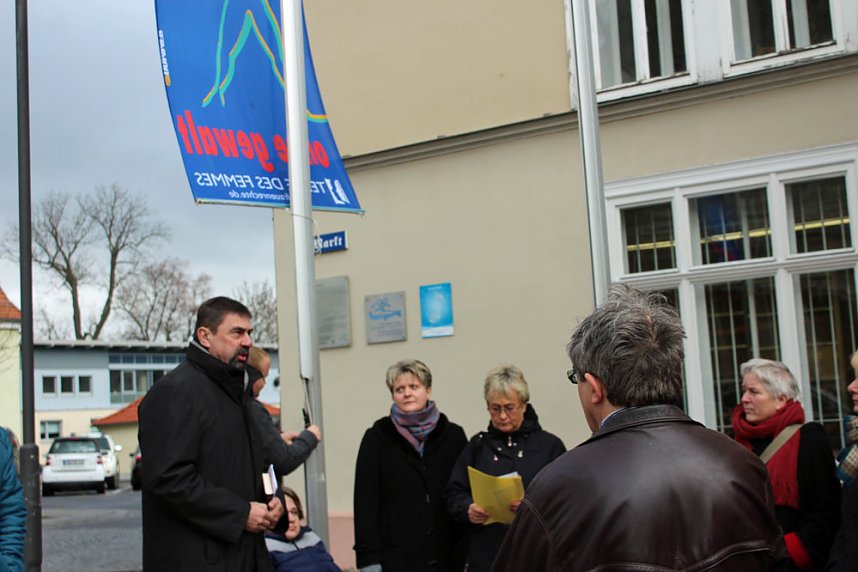 Nein zu Gewalt an Frauen