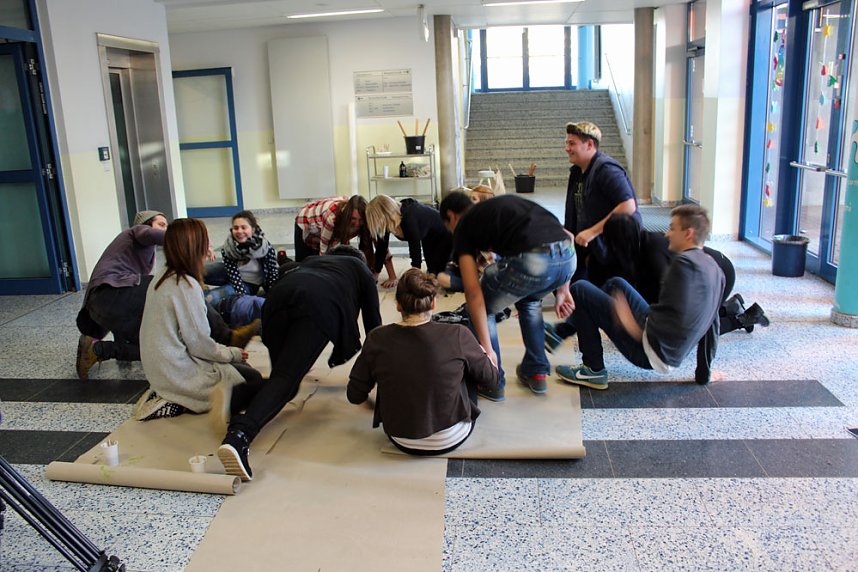 Graffiti-Workshops in der &Ouml;stertalschule