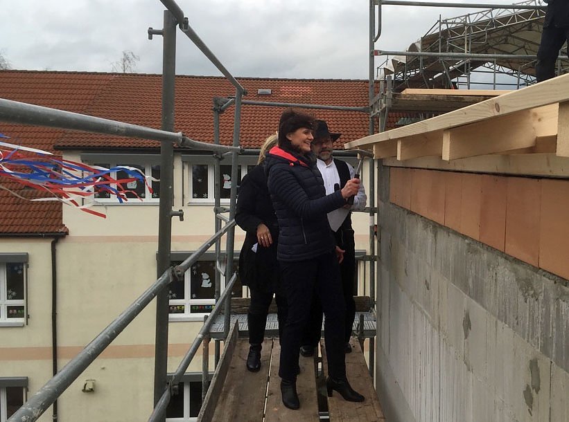 Richtfest an Schule in Oldisleben