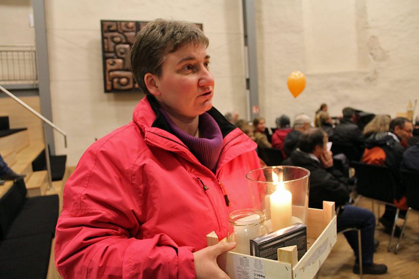 Friedenslicht kam in den Kyffh&auml;userkreis