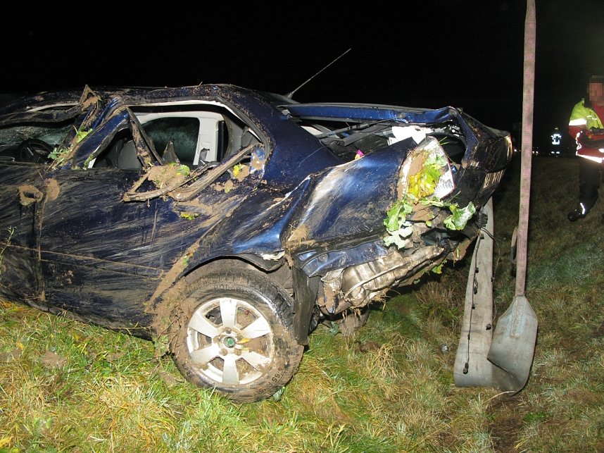 Unfall auf der Autobahn