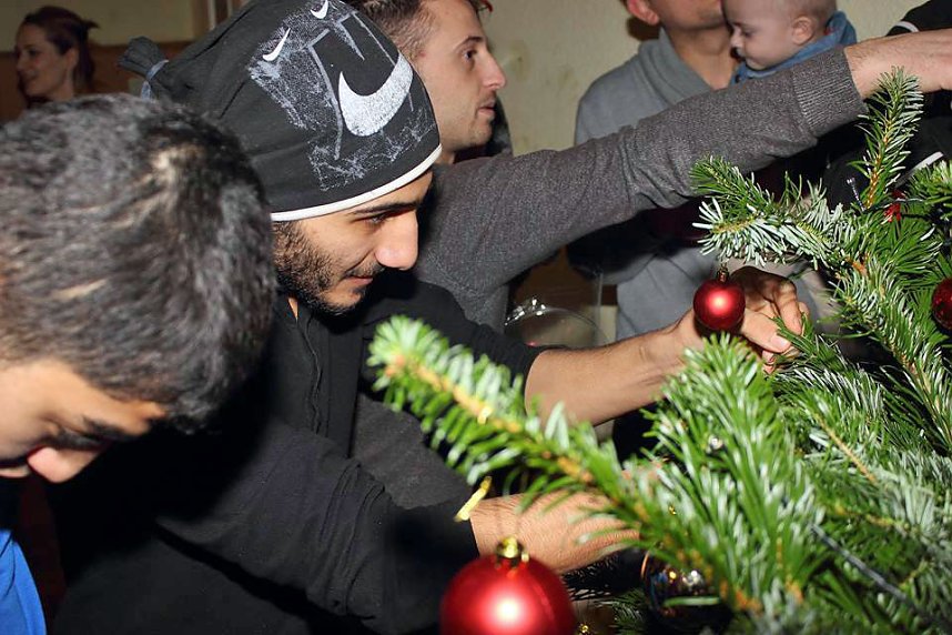 Nicht nur Weihnachtsbaum gesammelt