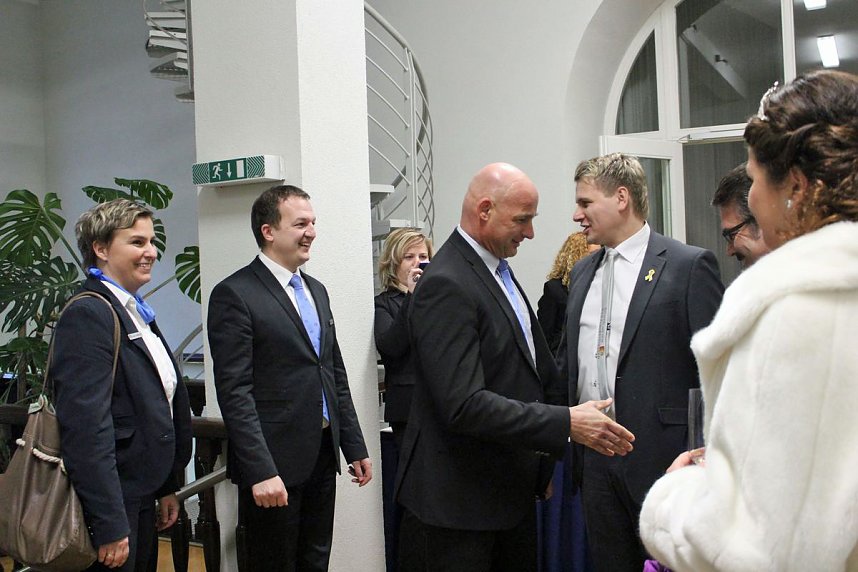 Beim Neujahrsempfang dabei