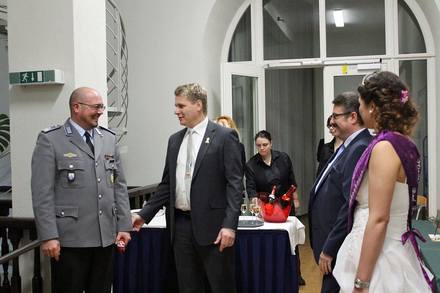 Beim Neujahrsempfang dabei