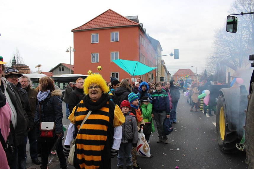 N&auml;rrinnen und Narren trotzen Wetter (2)