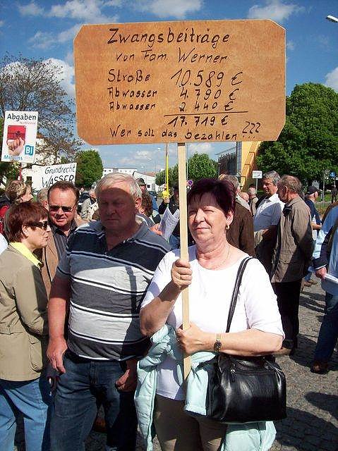 Gro&szlig;demonstartion in Erfurt