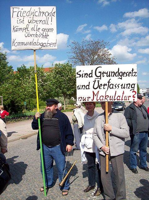 Gro&szlig;demonstartion in Erfurt