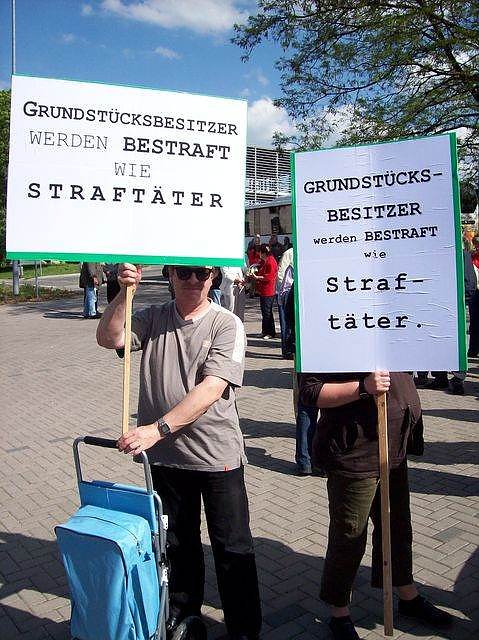 Gro&szlig;demonstartion in Erfurt