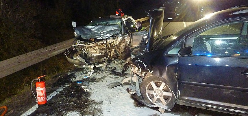 Schwerer Unfall auf der B4