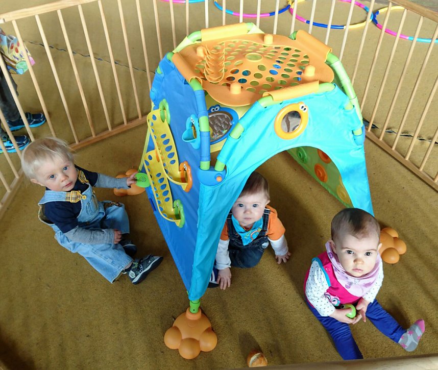 Der Osterhase war in der Turnhalle