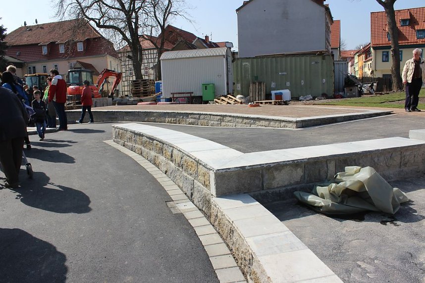 Massenandrang im Kurpark Bad Frankenhausen