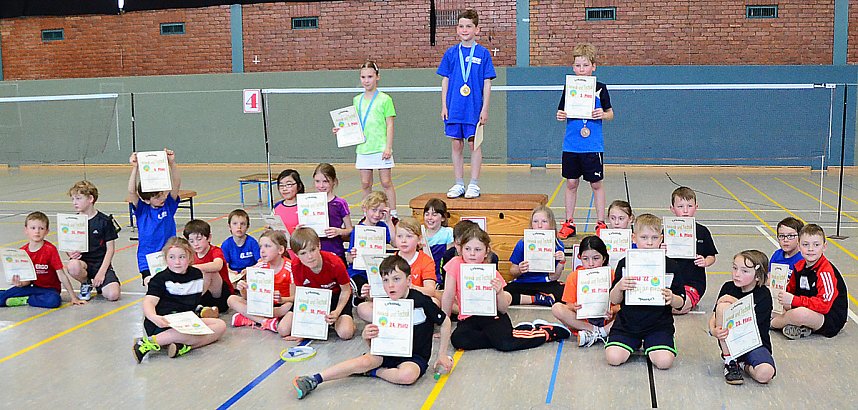 Landeseinzelmeisterschaften AK09 im Badminton