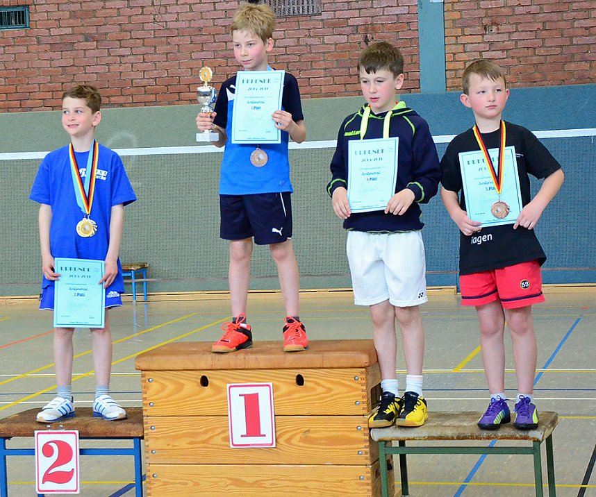 Landeseinzelmeisterschaften AK09 im Badminton