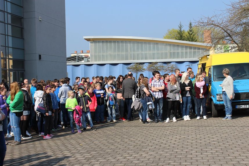 Raketenstart in Bad Frankenhausen