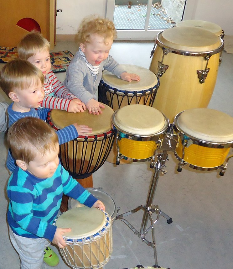 Musikmobil in der Kindervilla