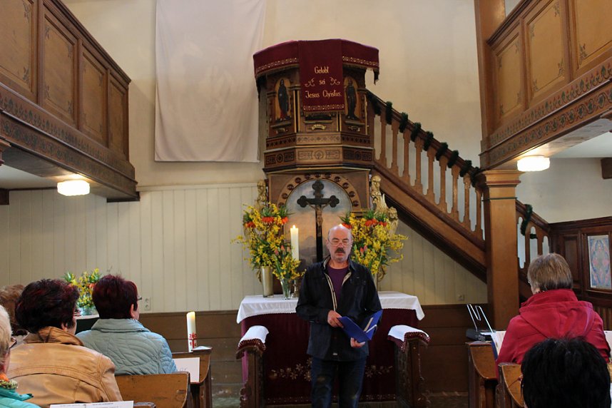 Spanischer Maler &uuml;bergab Bild