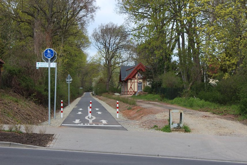 Unstrut-Werra-Radweg &uuml;bergeben