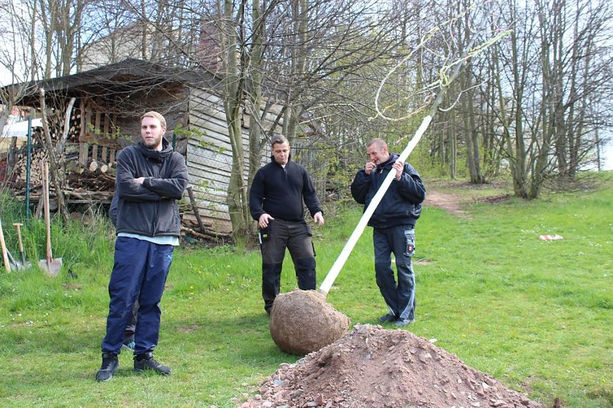 Wettergl&uuml;ck beim Baumfest