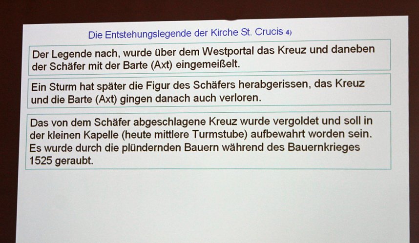 Vortrag zur Geschichte der Cruciskirche